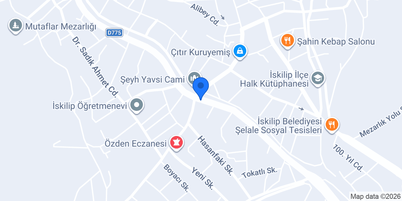Boyacı Mehmet Çakmak konumu