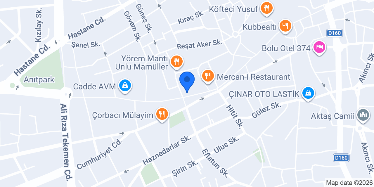Portakal Mimarlık konumu