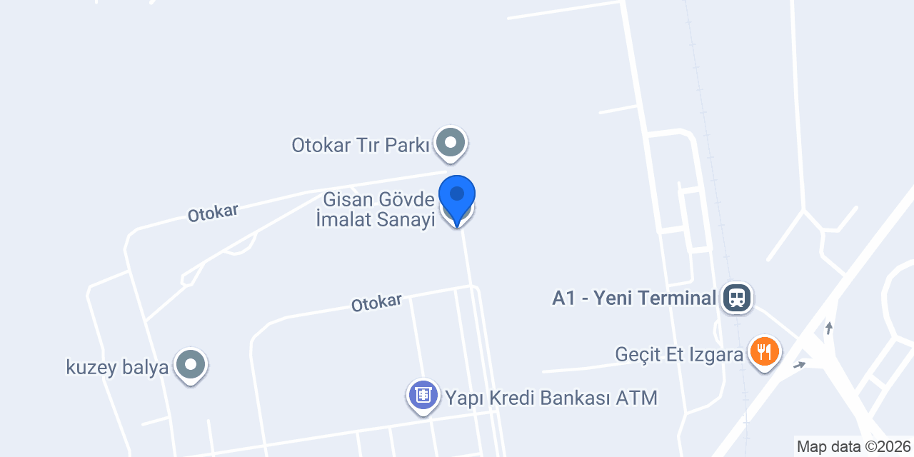 Gisan Gövde İmalat Sanayi konumu