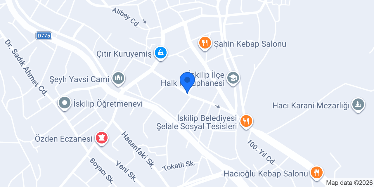 Azmimilli İlkögretim Okulu konumu
