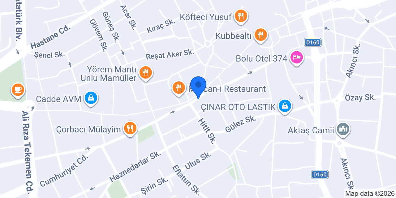 Bolu Büyük Eczane konumu