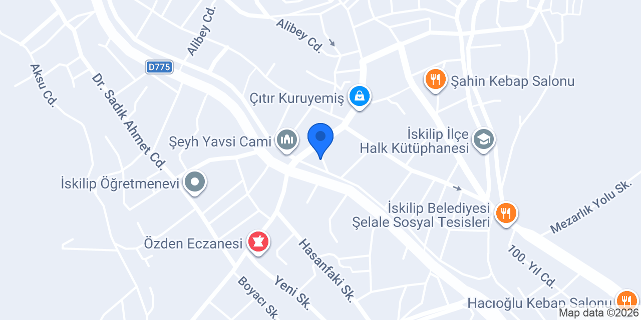 İskilip Güneş Dolmacılığı konumu