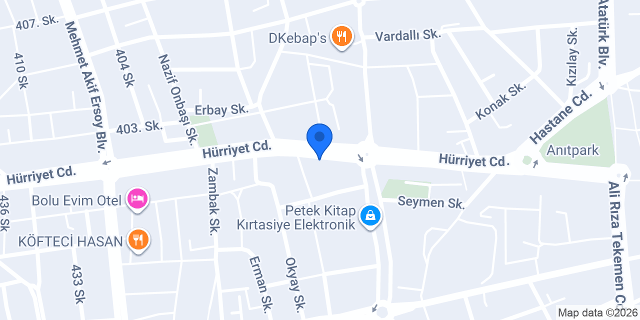 Diş Hekimi Cenk Altıntaş konumu
