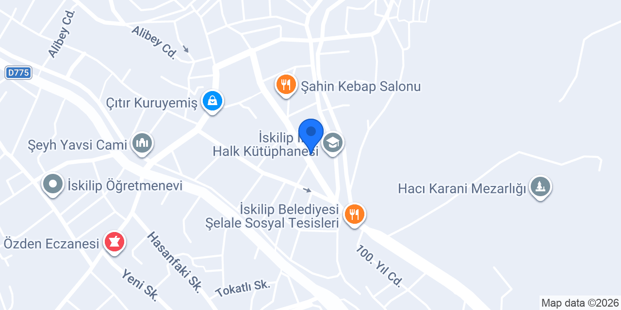 KRAL DÖNER İSKİLİP konumu
