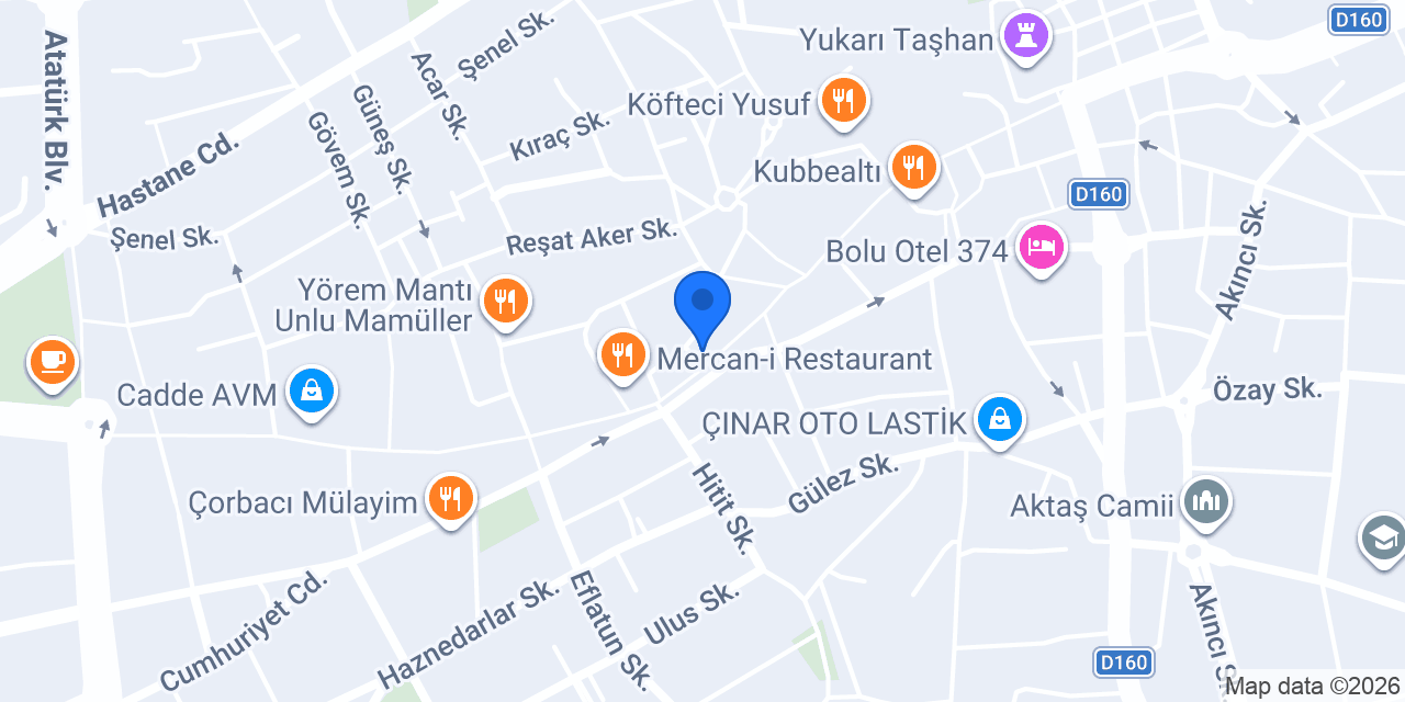 Vodafone Cep Merkezi konumu