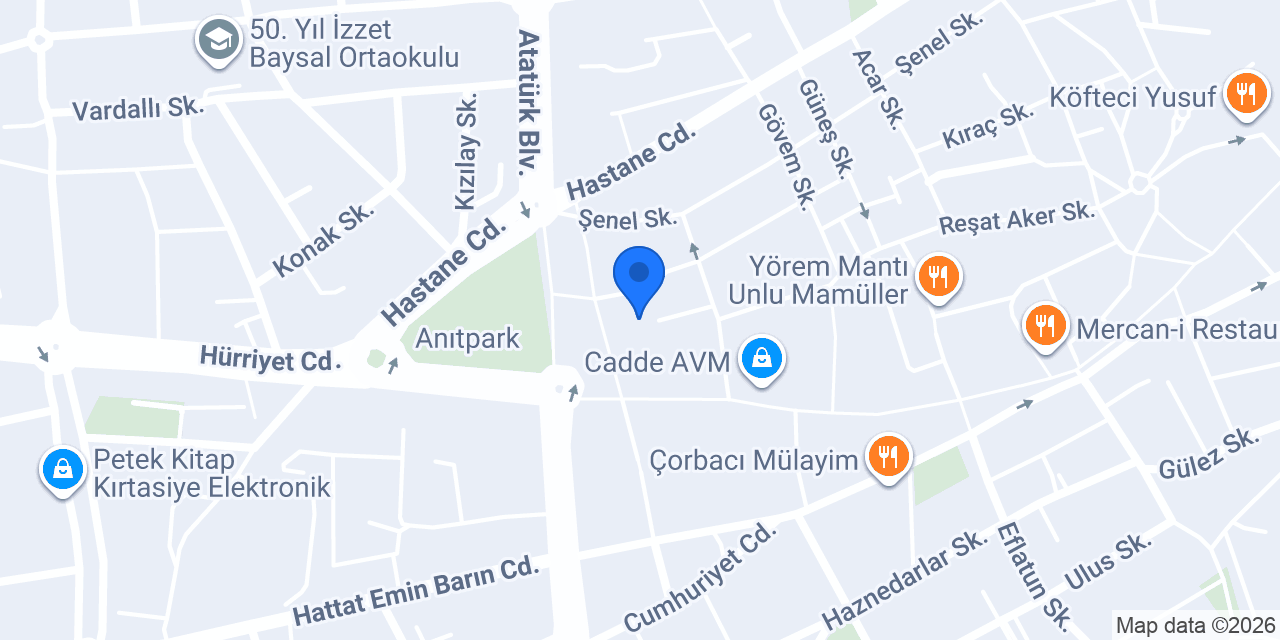 Yeraltı Cafe konumu