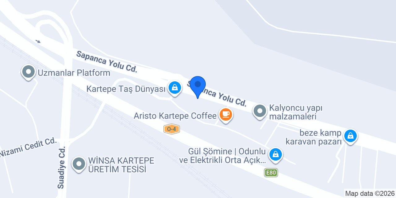 Çağlar Şömine konumu