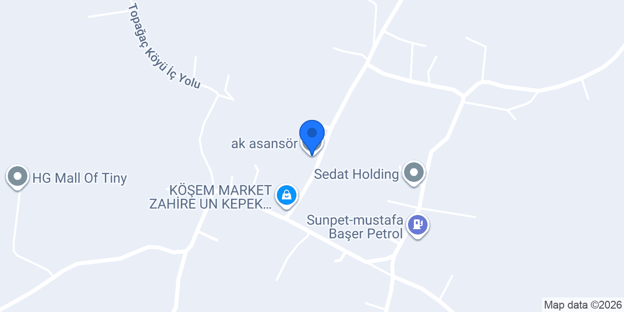 ak asansör konumu