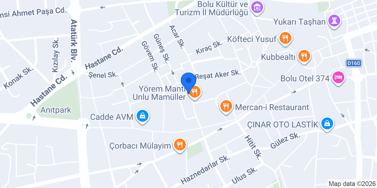 Birey Özel Öğretim Kursu konumu