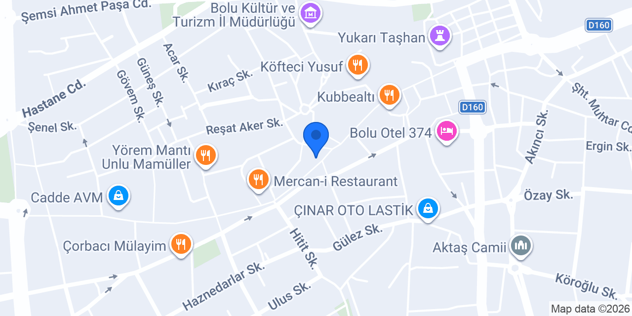 Çelebi Tost Burger konumu