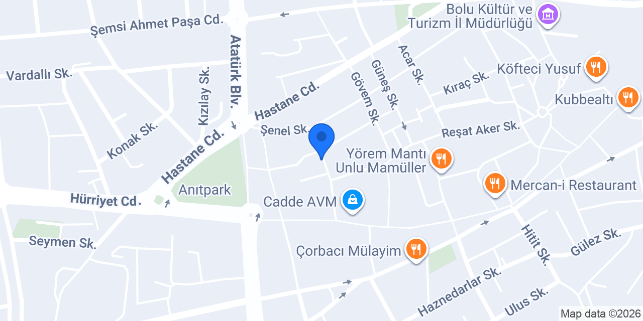 Canan Moda konumu
