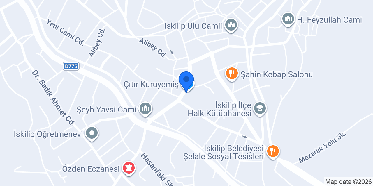 Hoşgör Pastanesi konumu