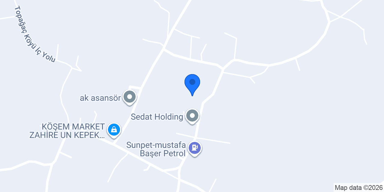 Topağaç Ortaokulu konumu