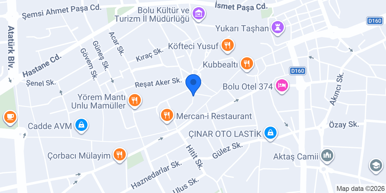 BOLU YÖNETİM konumu