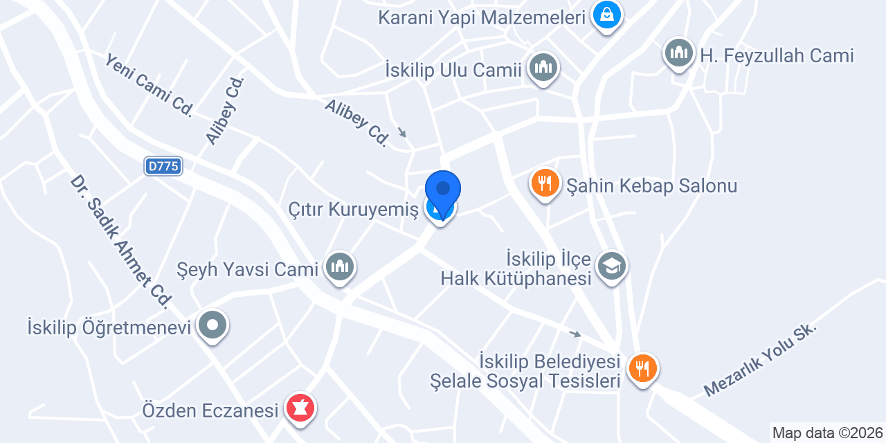 Köşem Butik konumu