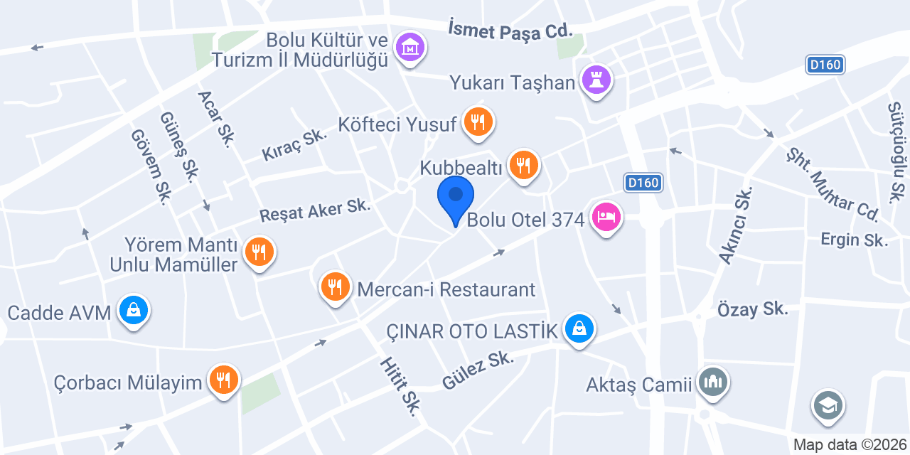 Bolu konumu