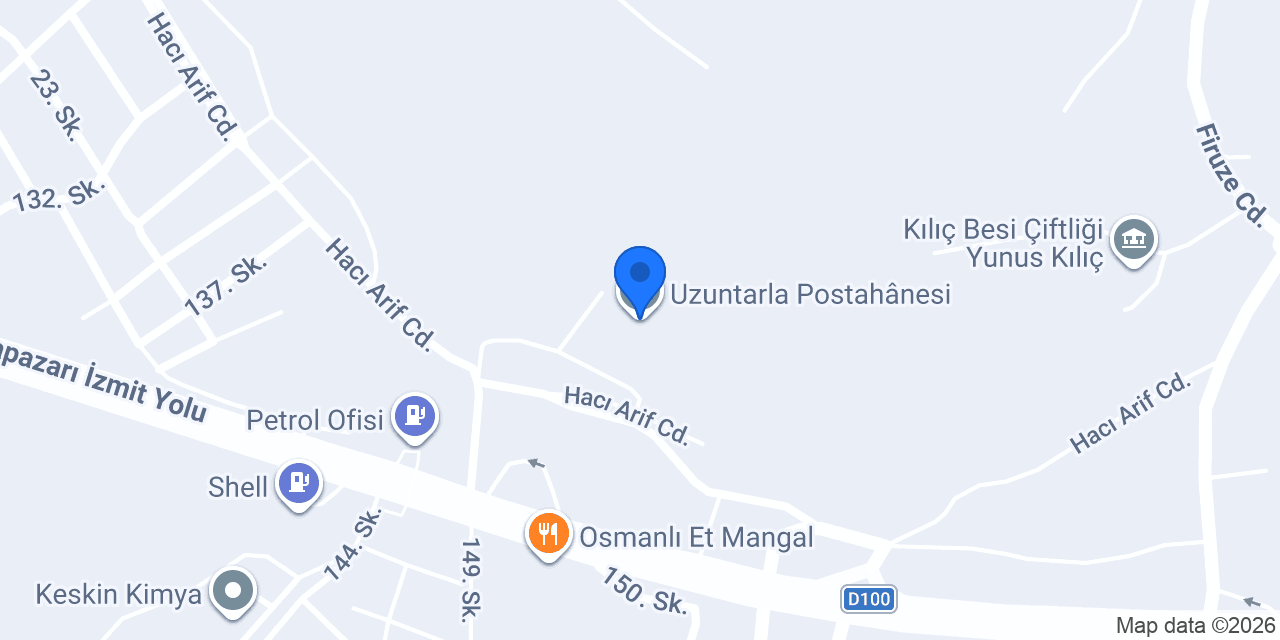Uzuntarla Postahânesi konumu
