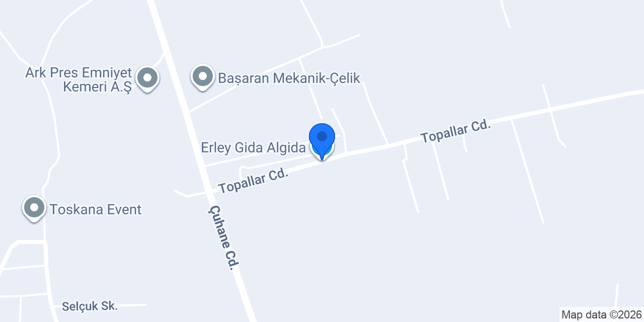 Erley Gida Algida konumu