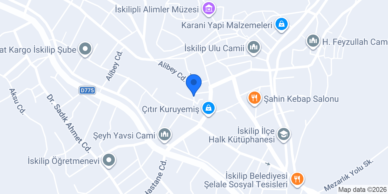 Dişhekimi Gülsema Özcan konumu