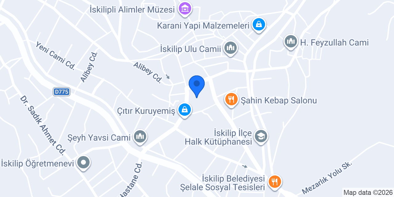 PARKDO GIDA ÜRETİM ve PAZARLAMA SAN. TİC. LTD. ŞTİ. konumu