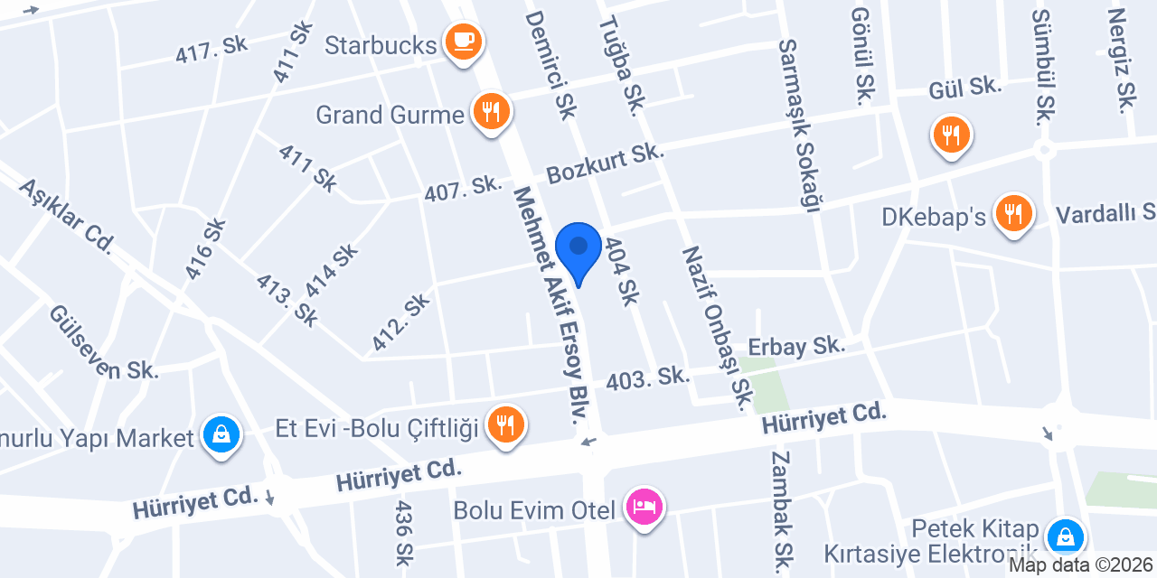 Boston Donuts Bolu konumu