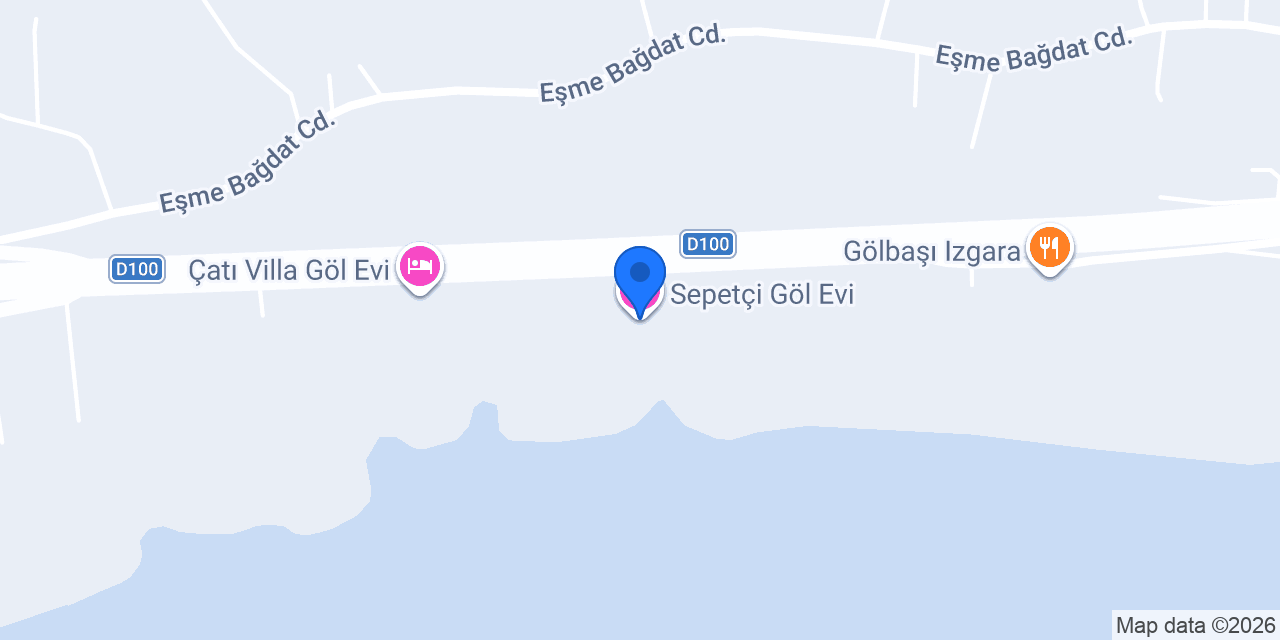 Sepetçi Göl Evi konumu