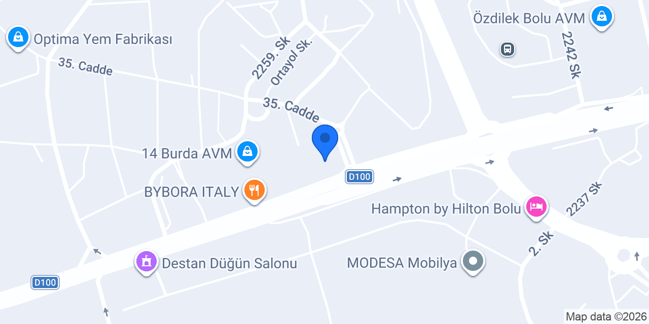 Batıyaka Rezidans konumu
