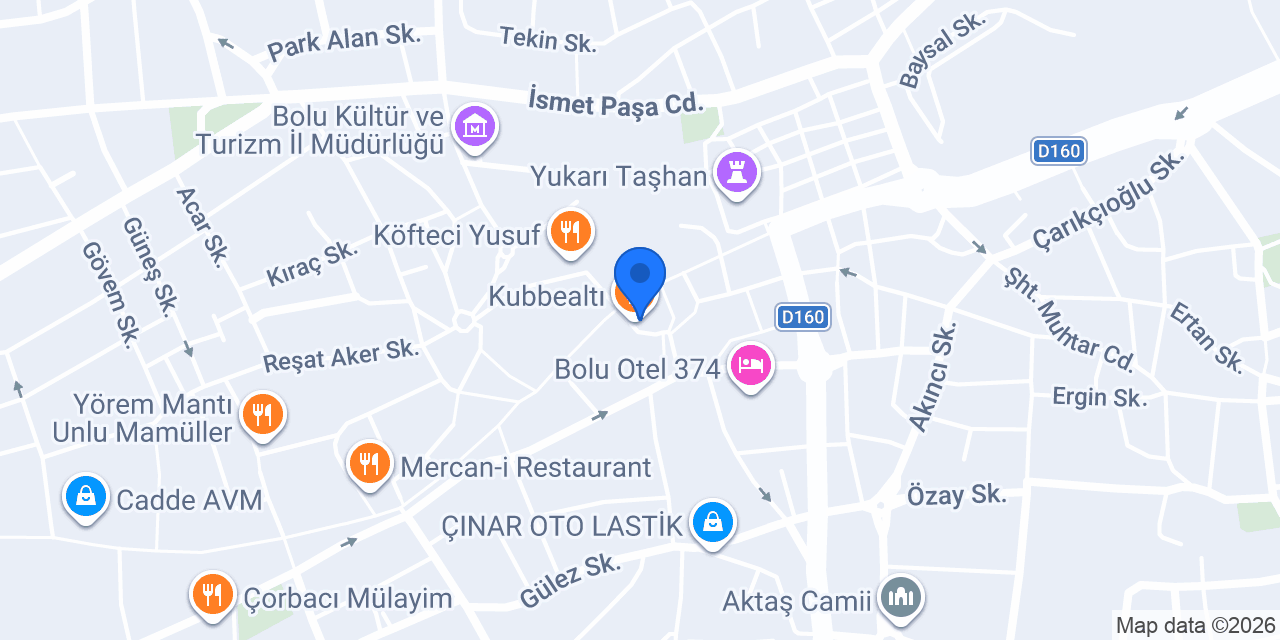 Kubbealtı konumu