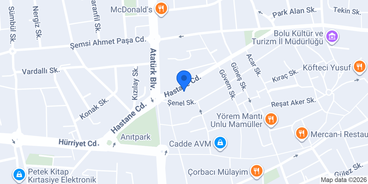 Sakarya Ortaokulu konumu