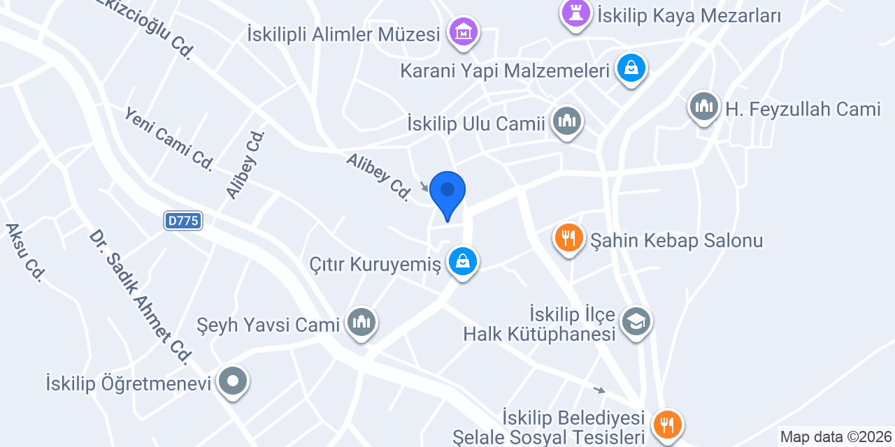 Yeni Kısmet Pide Fırını konumu