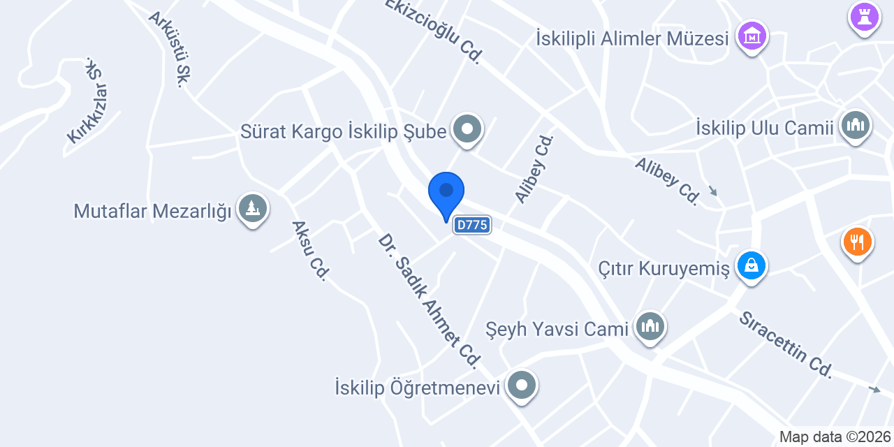 İskilip Hacamat konumu