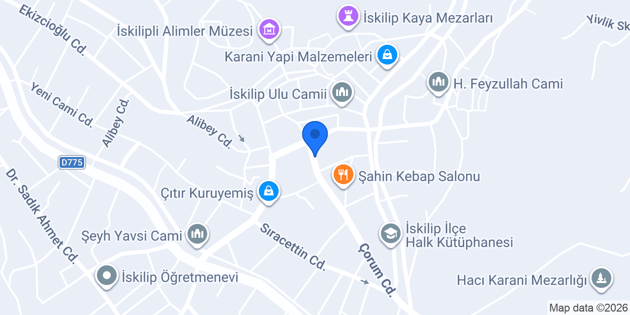 Gümüşağa Eczanesi konumu