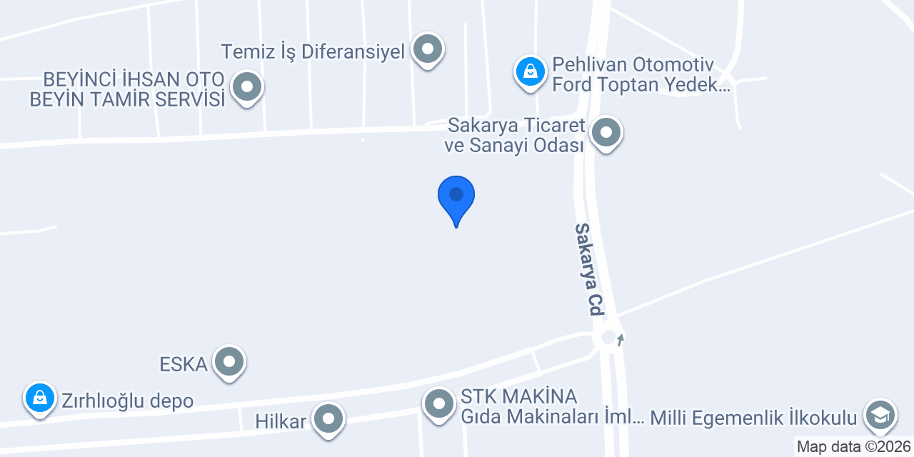 ELİT OTO SAKARYA konumu