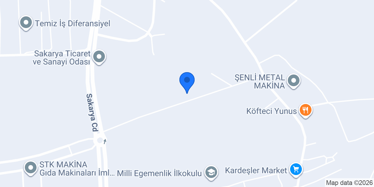 Sakarya Poliüretan Kauçuk Elastomer ve Talaşlı İmalat konumu