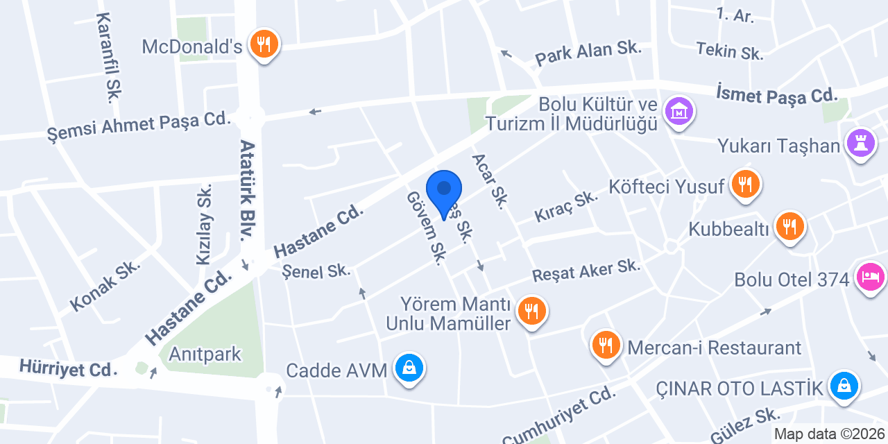 Demka Grup İnşaat Mobilya konumu