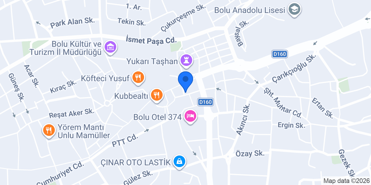 Suvarioğlu Ticarethanesi konumu