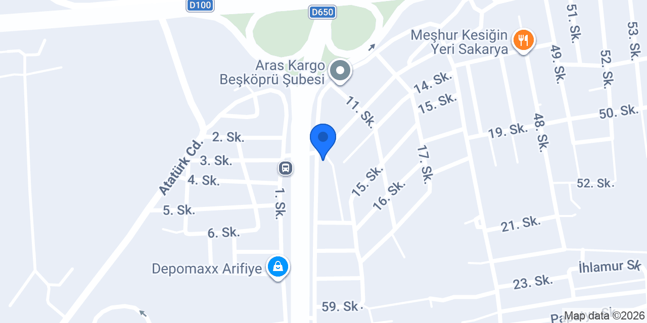 Sevilmiş Rulman konumu