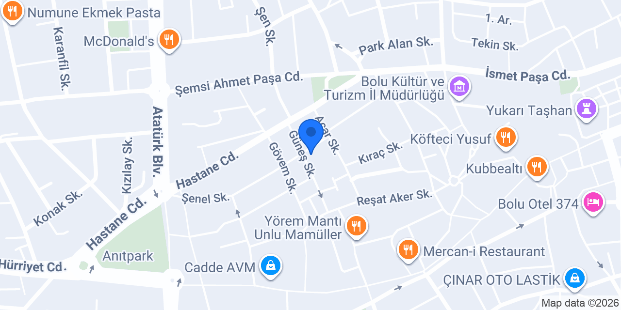 Mavi Çerçeve Sanatevi konumu