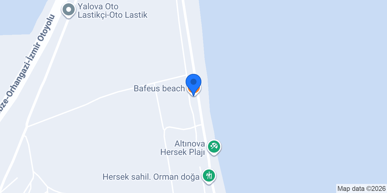 Bafeus beach konumu