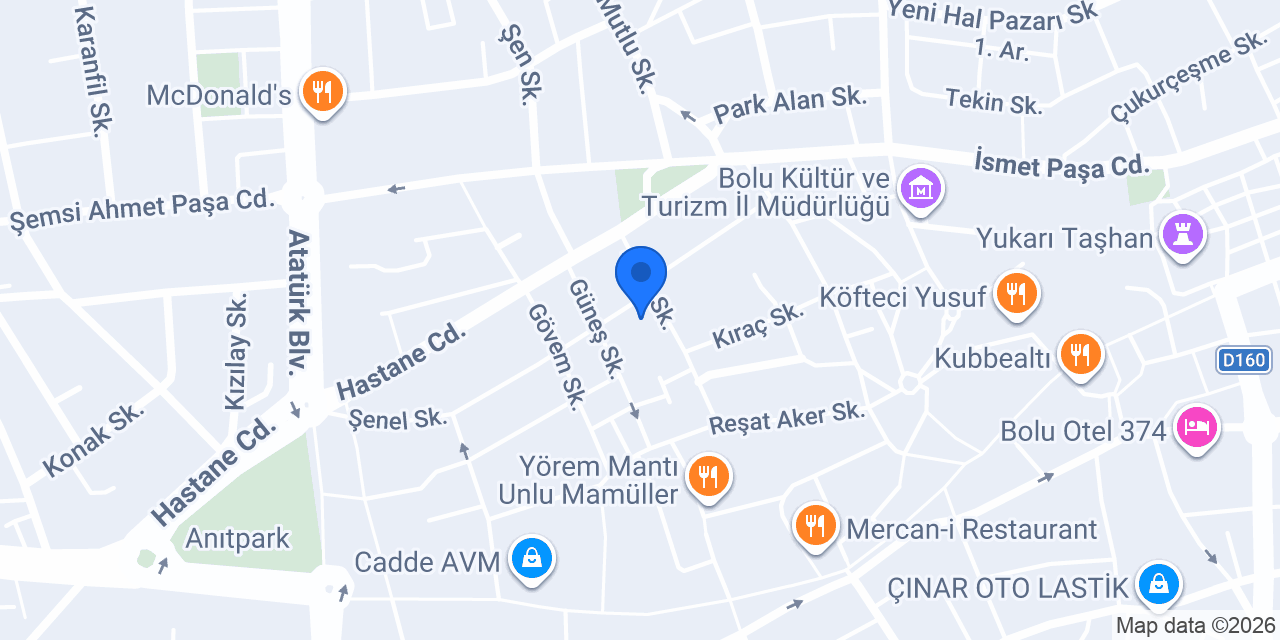 Bolu Robotik Kodlama konumu