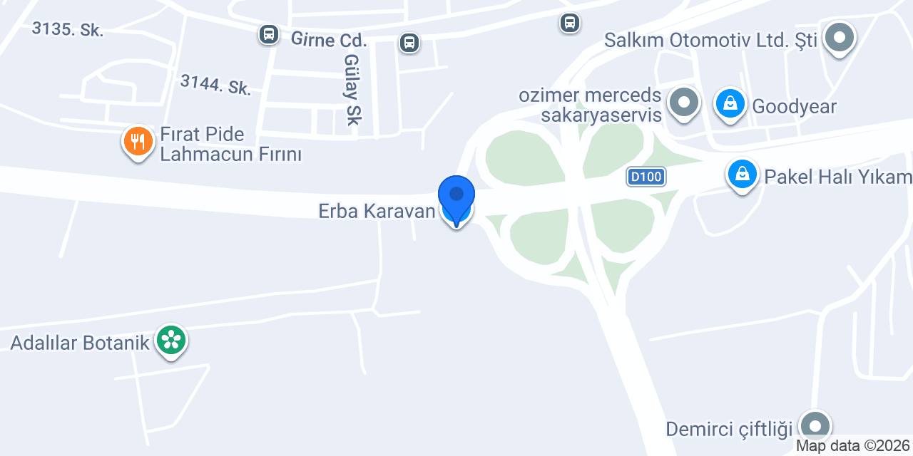 Erba Karavan konumu