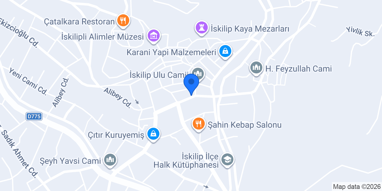 Bizim Pide Salonu konumu