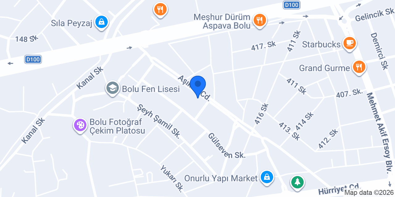Abant Ekmek Fırını konumu
