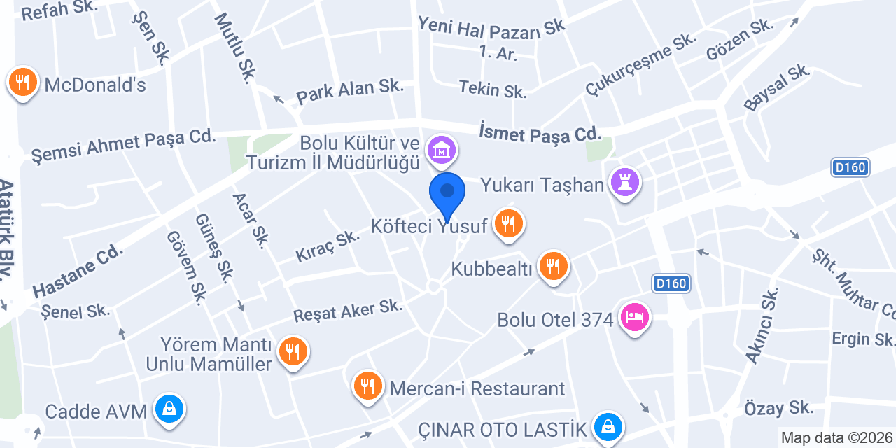 Aybuket Çiçekevi konumu