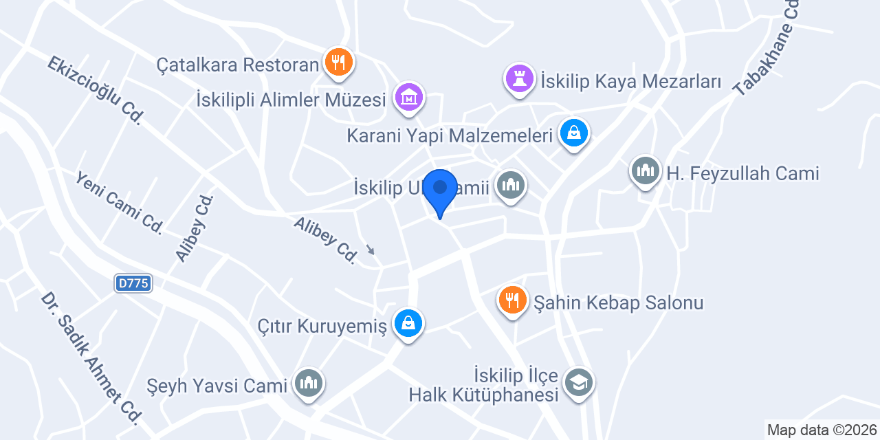 İsmail Baykal Mobilya konumu