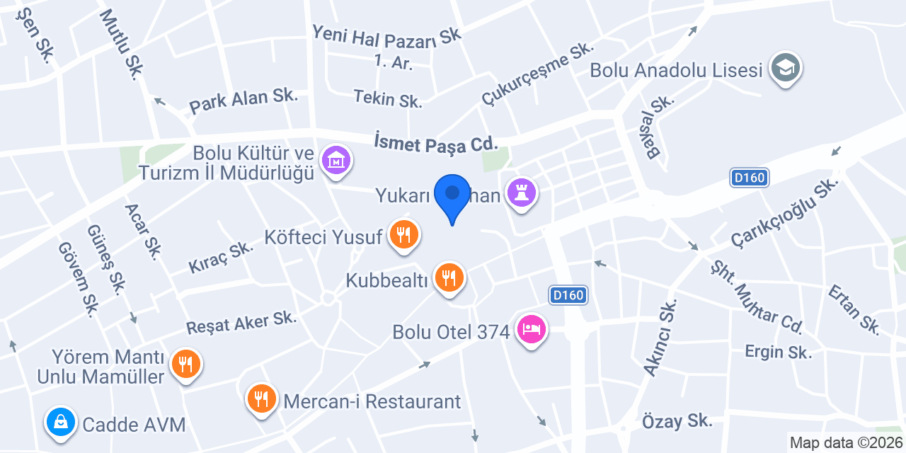 Bitur Restaurant konumu