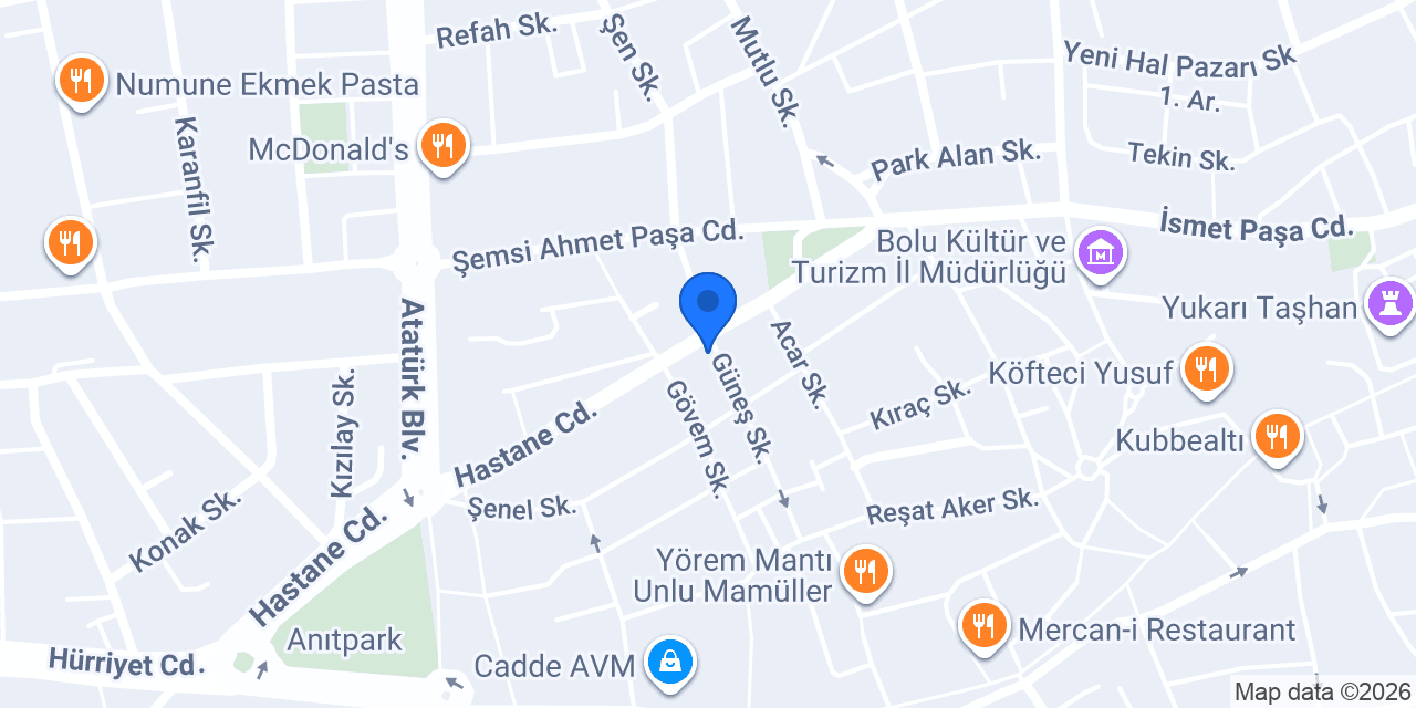 Ural Eczanesi konumu
