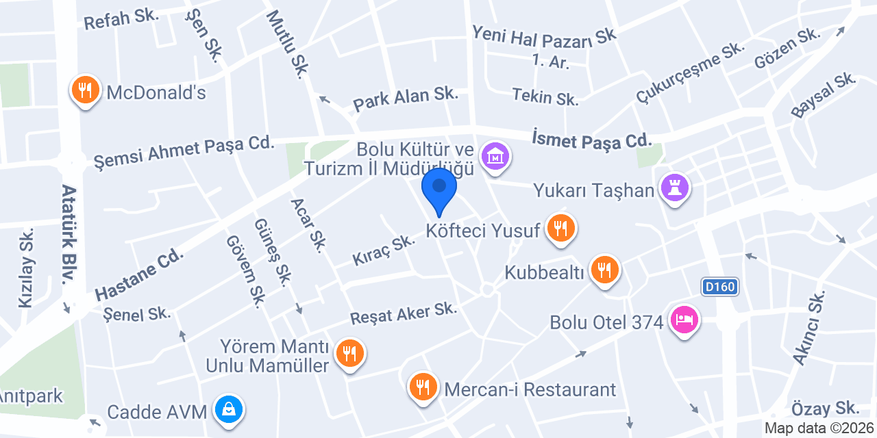Yasemen Çiçekçilik konumu