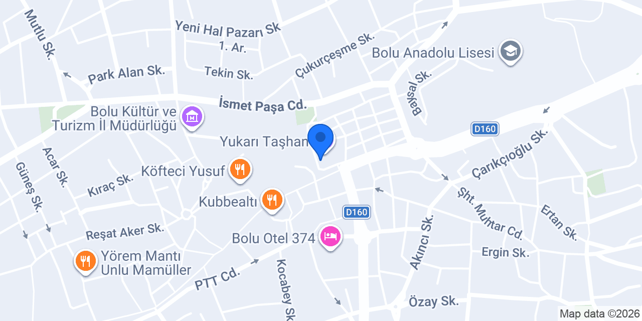 Bolu Taşhan Cafe & Restaurant konumu