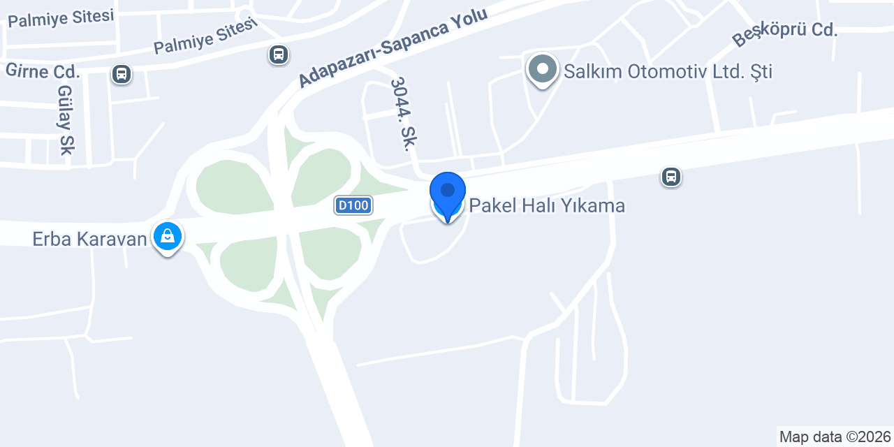 Pakel Halı Yıkama konumu
